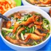 Mua bún cá tại Hàn quốc